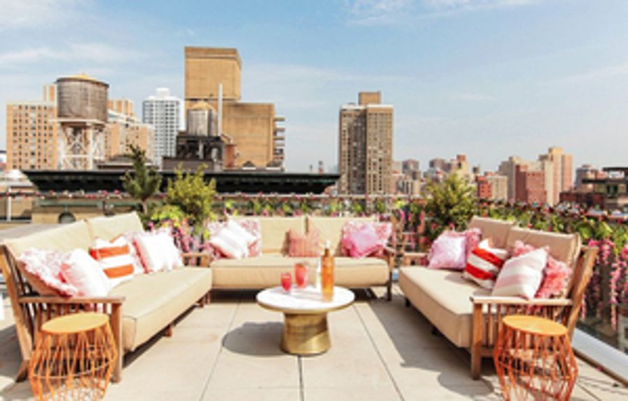 MONDRIAN TERRACE Transforms to Rosé Terrace for Spring Party on 3/20 Image