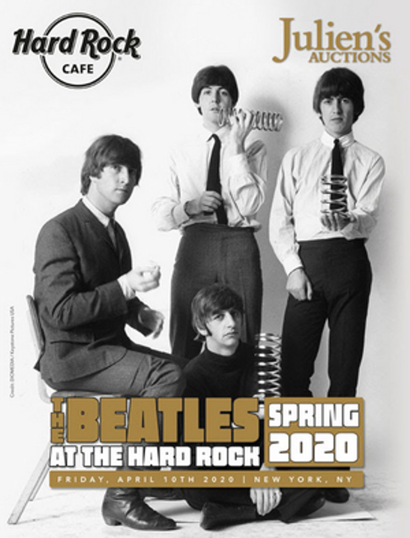 Julien's Auctions Announces THE BEATLES AT HARD ROCK CAFE  Image