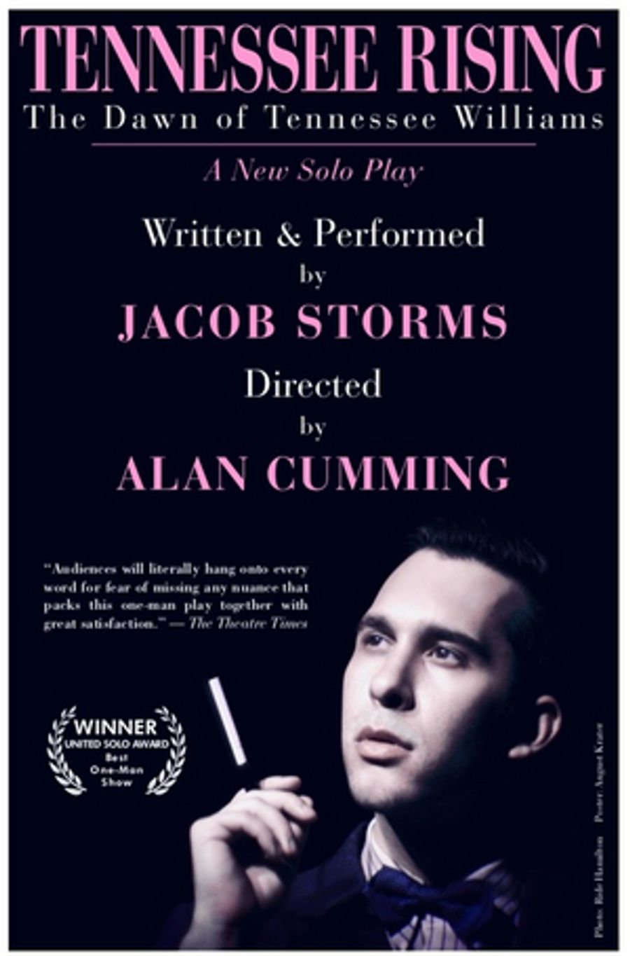 Jacob Storms' TENNESSEE RISING, Directed by Alan Cumming, to Play Tennessee Williams & New Orleans Literary Festival Image