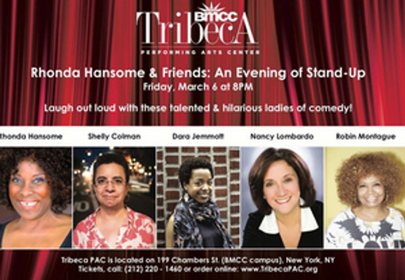 RHONDA HANSOME AND FRIENDS to Celebrate Women's History Month at Tribeca Performing Arts Center Tonight RHONDA HANSOME AND FRIENDS to Celebrate Women's History Month at Tribeca Performing Arts Center Tonight Image