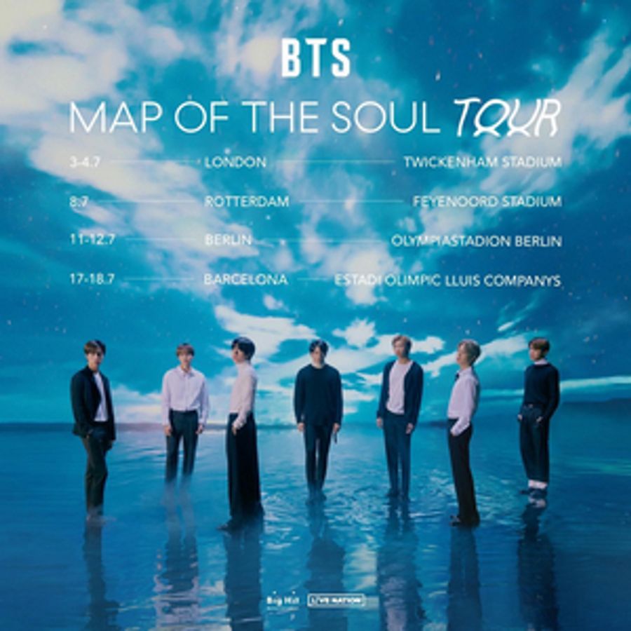 BTS Announces Return To The UK With Map Of The Soul Tour Image