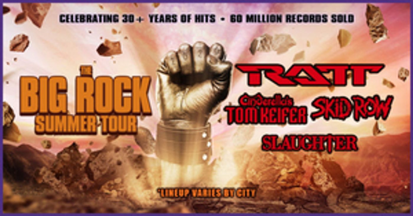 The Big Rock Summer Tour To Feature Ratt, Cinderella's Tom Keifer, Skid Row & Slaughter  Image