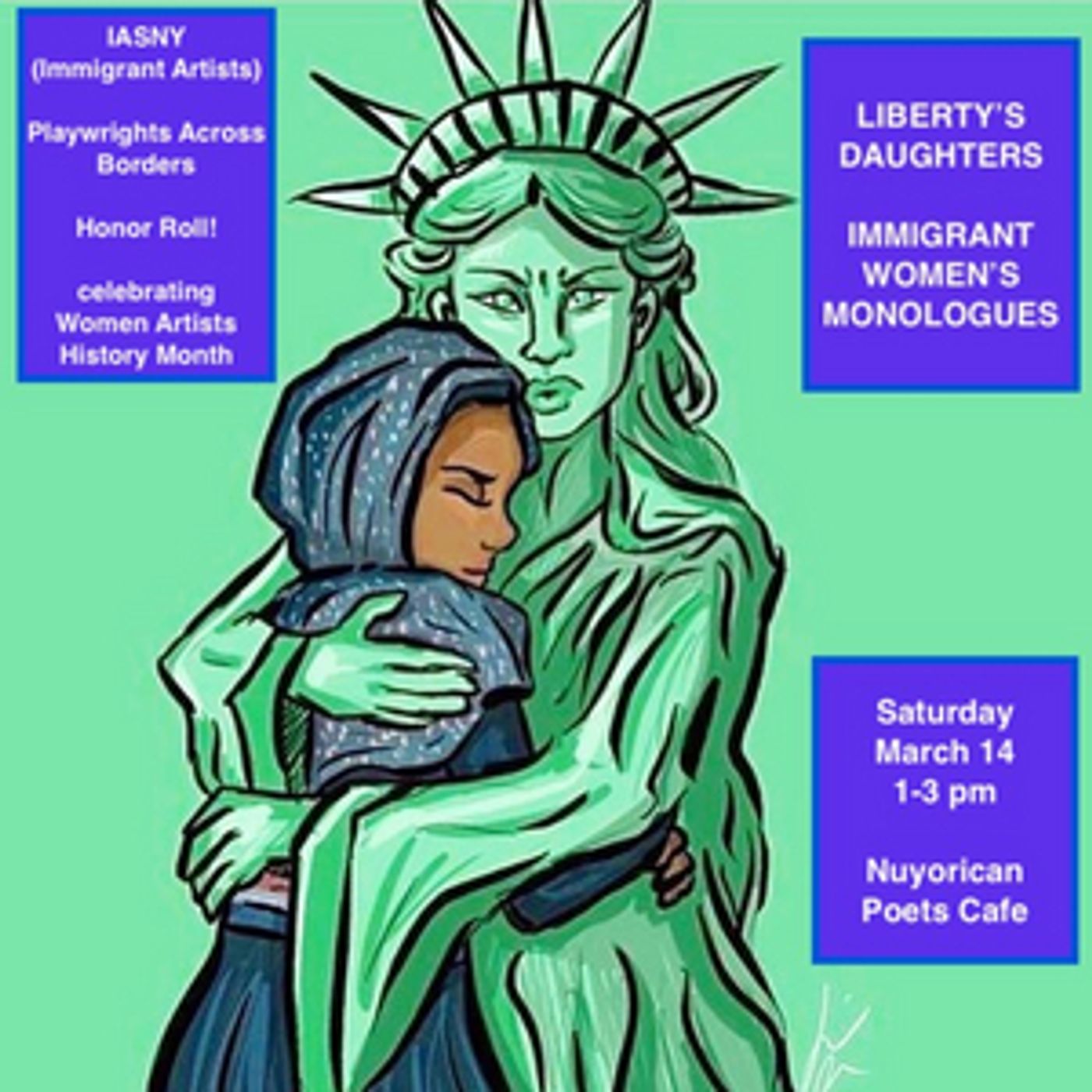 IASNY to Celebrate Women Artists History Month With LIBERTY'S DAUGHTERS  Image