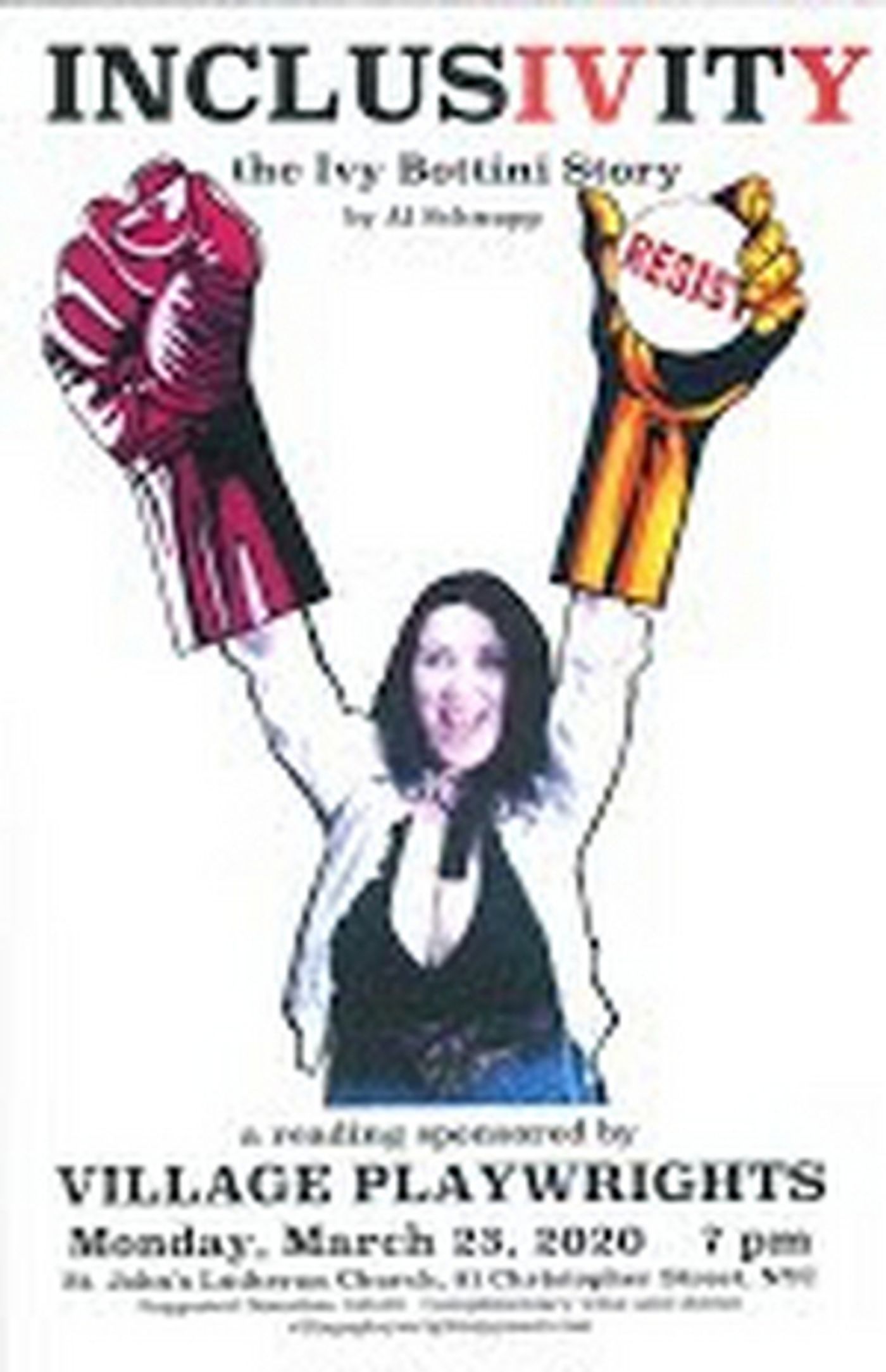 Village Playwrights Announces Reading of INCLUSIVITY- THE IVY BOTTINI STORY Village Playwrights Announces Reading of INCLUSIVITY- THE IVY BOTTINI STORY Image