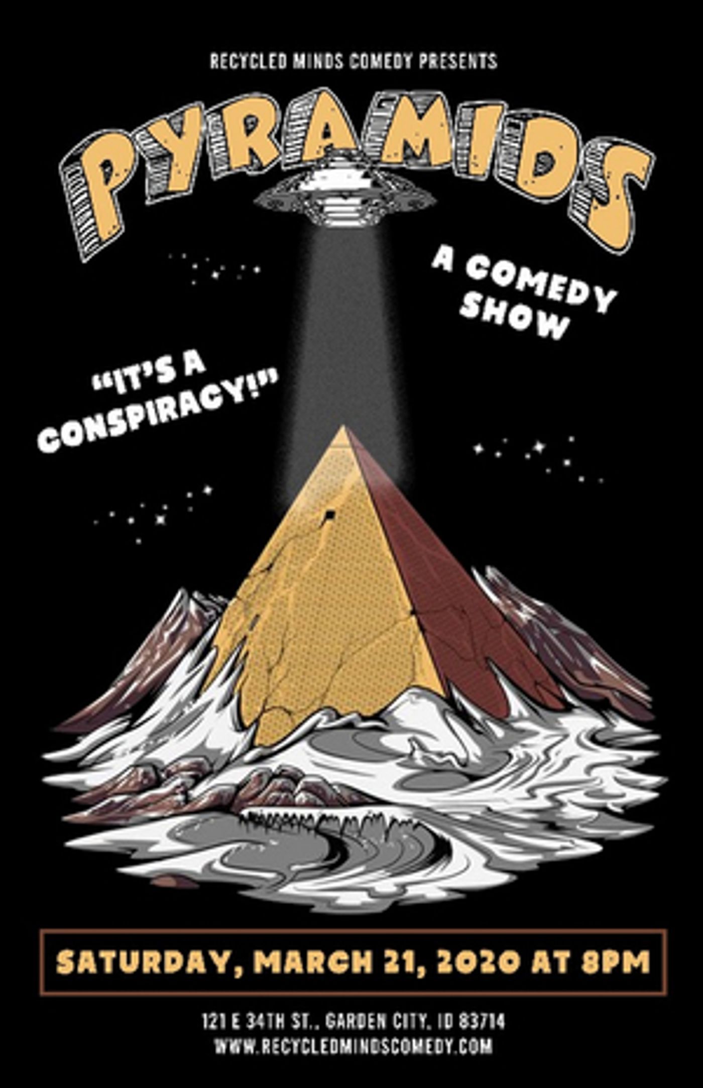 IT'S A CONSPIRACY! Comedy Show Comes to The Creative Space in Garden City  Image
