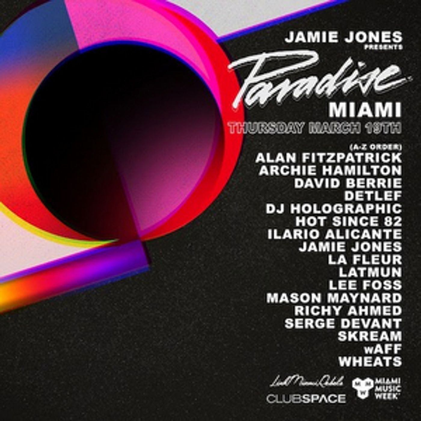 Jamie Jones Brings Paradise to Club Space for Miami Music Week 2020  Image