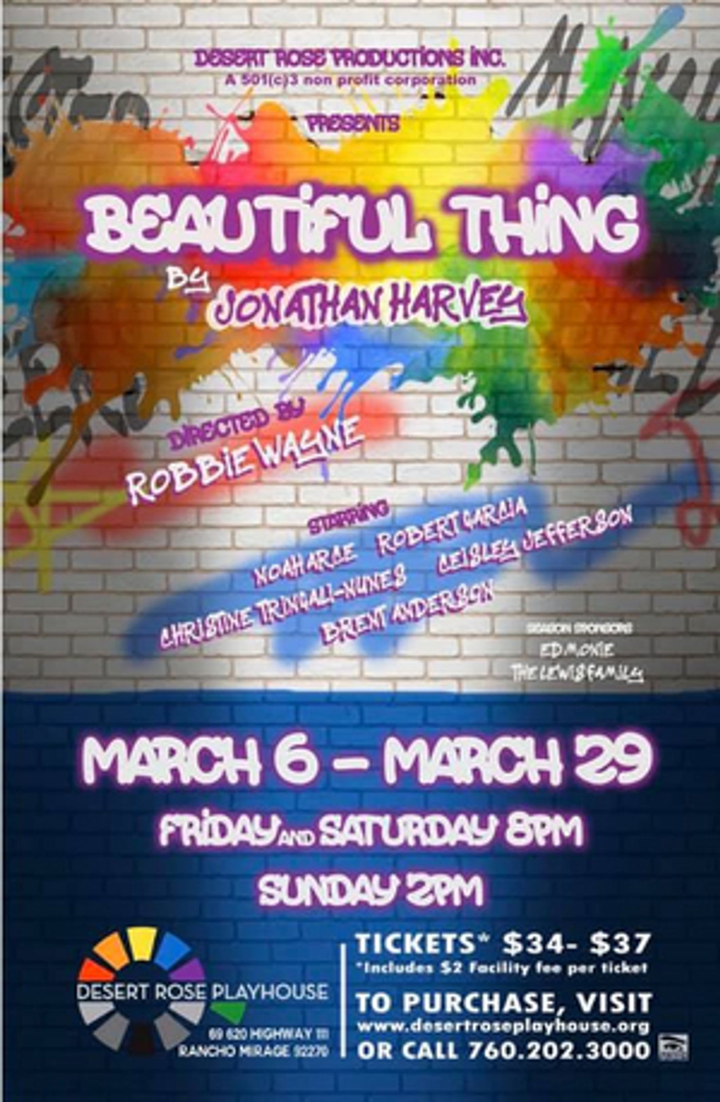 Review: BEAUTIFUL THING at Desert Rose Playhouse is, indeed, a Beautiful Thing  Image