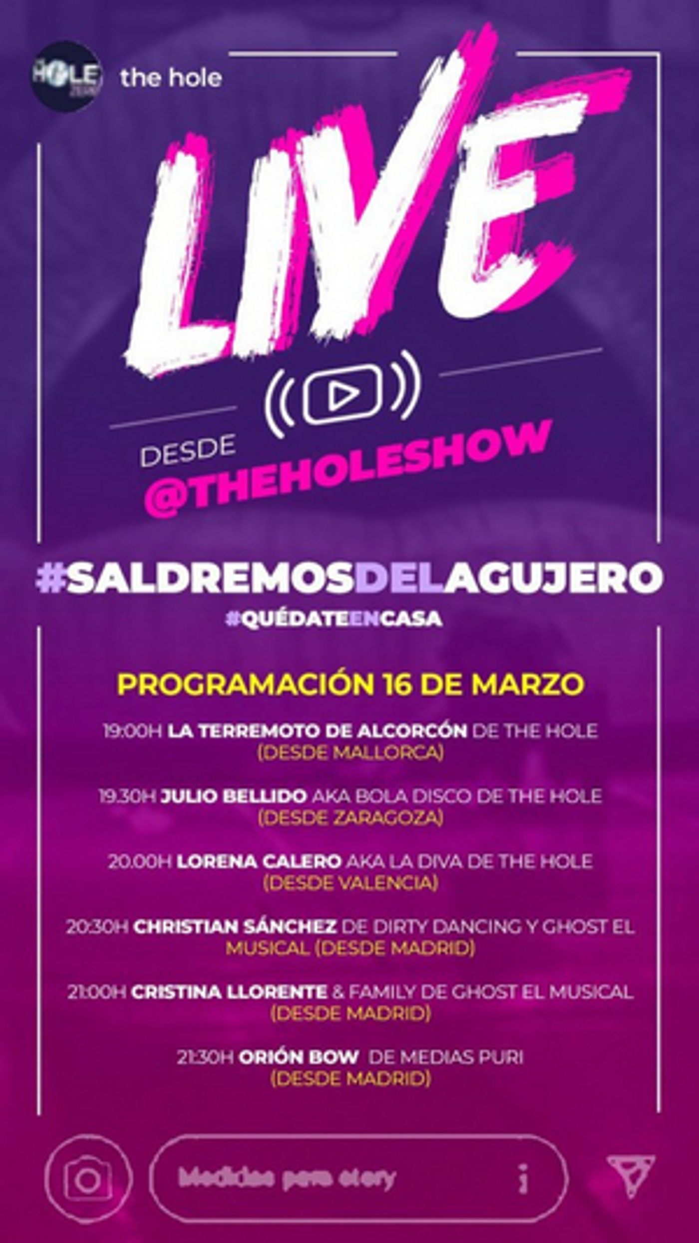 THE HOLE nos ameniza la cuarentena THE HOLE nos ameniza la cuarentena Image