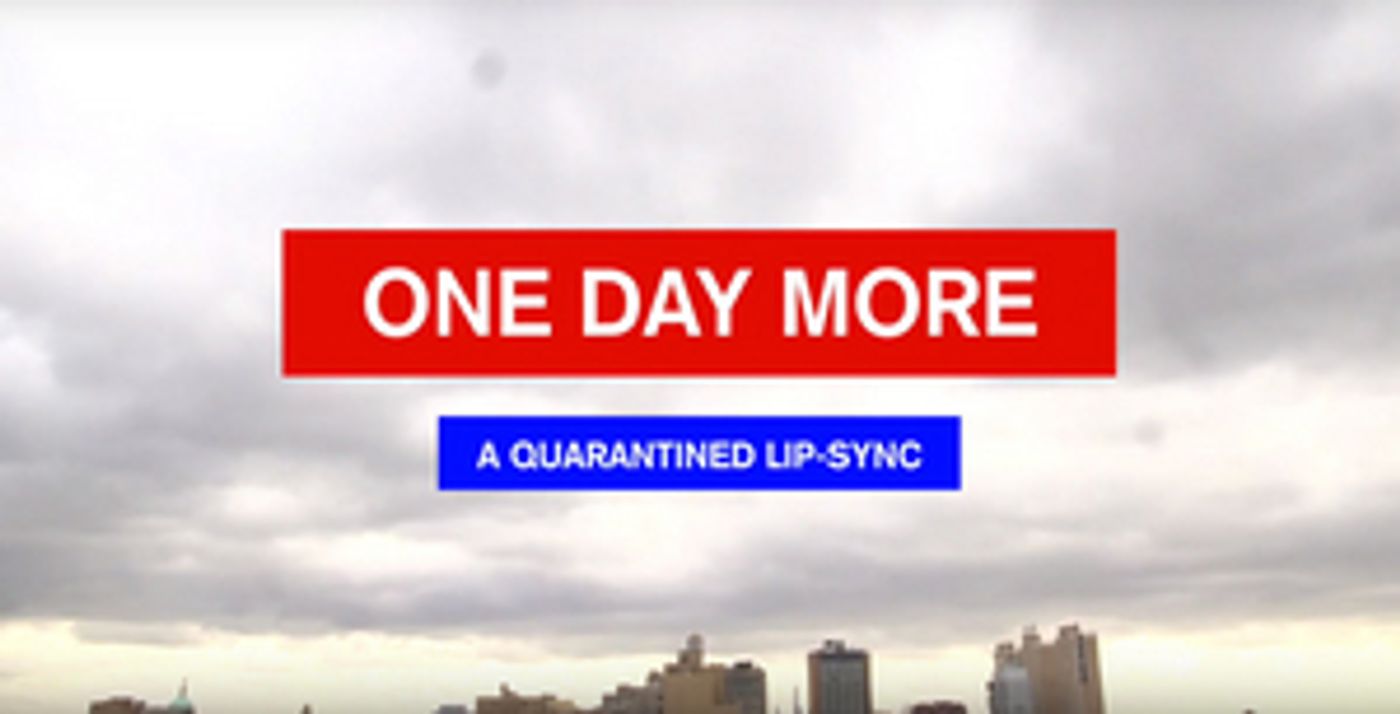 Feature: ONE DAY MORE - A QUARANTINED LIP-SYNC Drops Online  Image