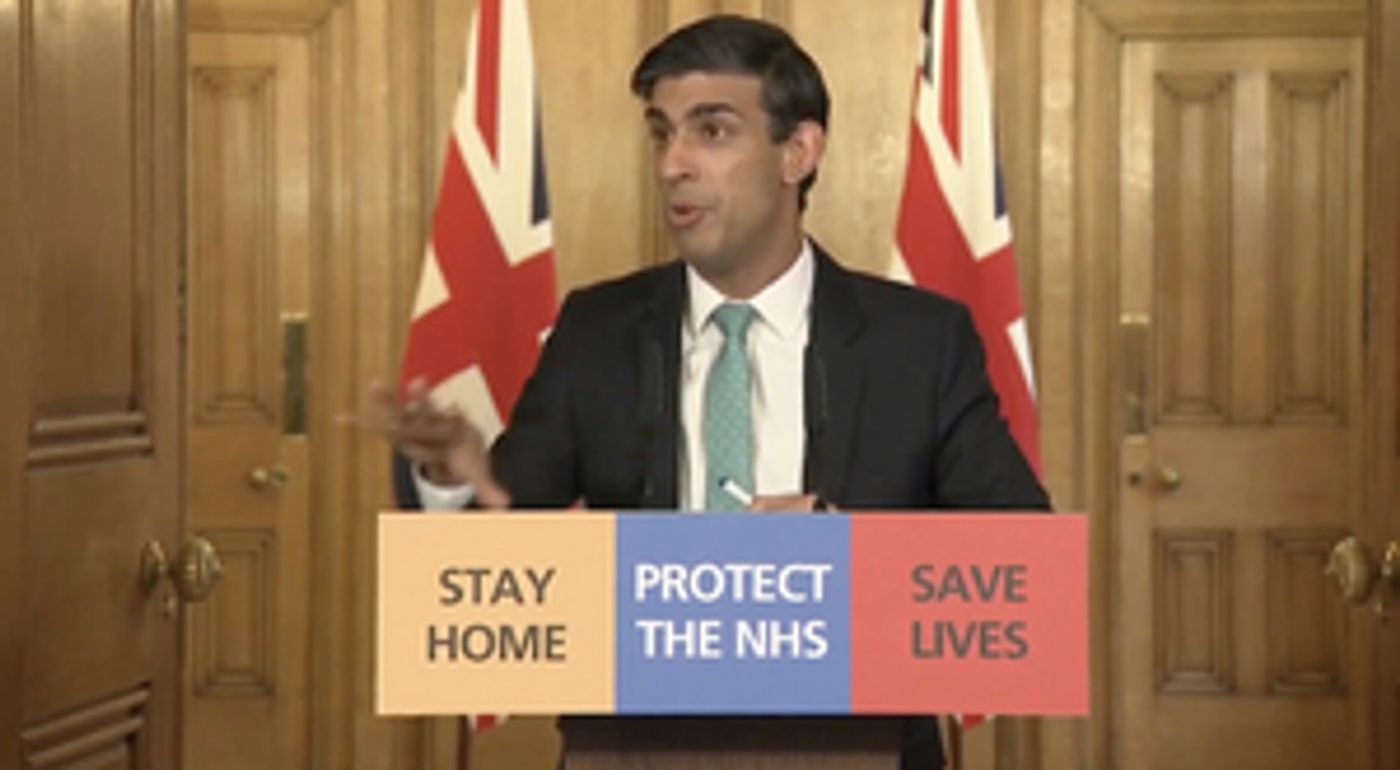 Chancellor Rishi Sunak Announces Delayed Support For Self-employed Workers Chancellor Rishi Sunak Announces Delayed Support For Self-employed Workers Image