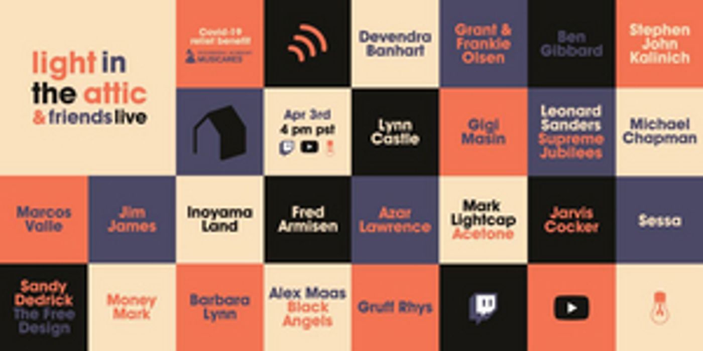 Light In The Attic Presents Live Charity Concert to Support MusiCares' Relief Fund Light In The Attic Presents Live Charity Concert to Support MusiCares' Relief Fund Image