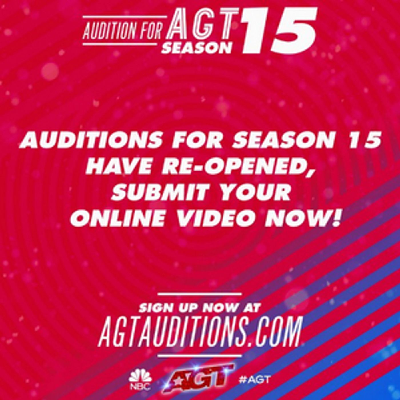 AMERICA'S GOT TALENT Season 15 Auditions Re-Open Online  Image