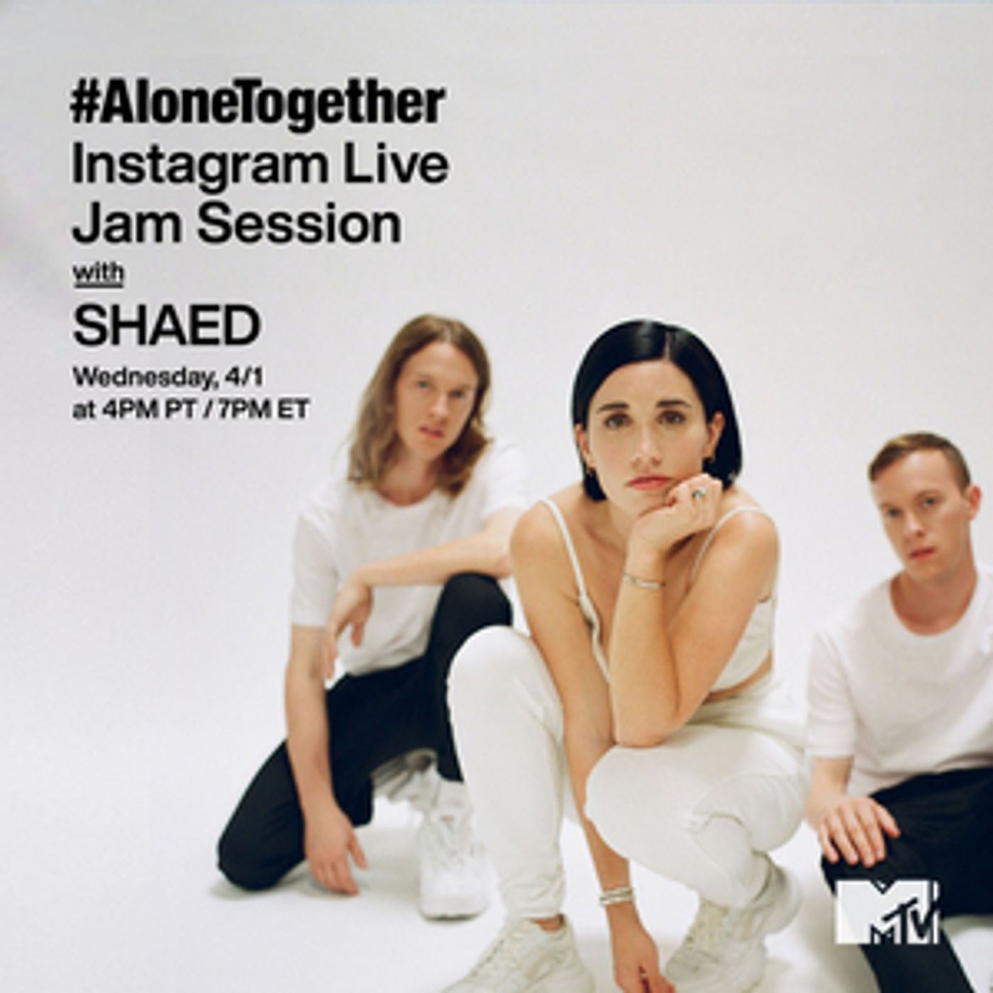 SHAED to Perform on MTV's Instagram Live Tonight  Image