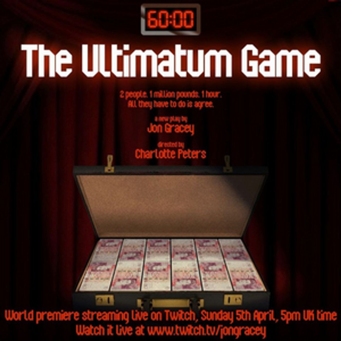 World Premiere Of New Play, THE ULTIMATUM GAME Live Streams On Sunday World Premiere Of New Play, THE ULTIMATUM GAME Live Streams On Sunday Image