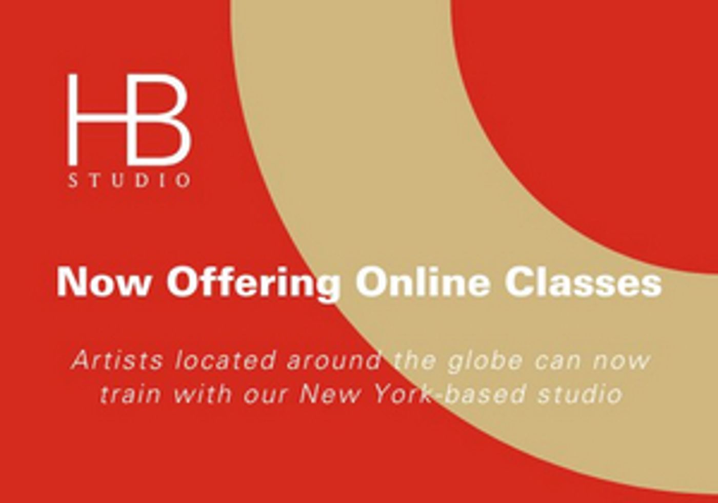 HB Studio is Now Offering Online Classes  Image