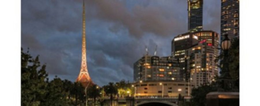 Melbourne's Iconic Spire Lit As A Beacon Of Hope For Victoria Image