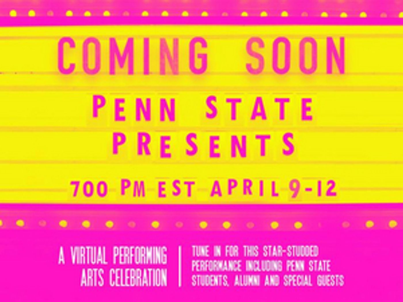 Penn State Presents: A Virtual Performing Arts Celebration  Image