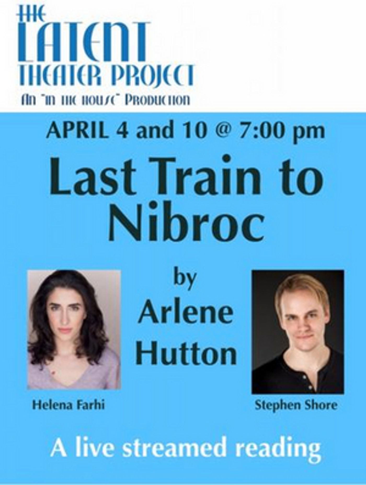 Heartwood Theater Launches Live Streamed Play Readings With THE LATENT THEATER PROJECT Heartwood Theater Launches Live Streamed Play Readings With THE LATENT THEATER PROJECT Image