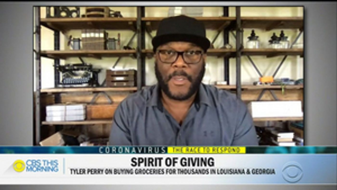 VIDEO: Tyler Perry Shares Why He Is Giving Back To Communities Hardest Hit By Coronavirus  Image