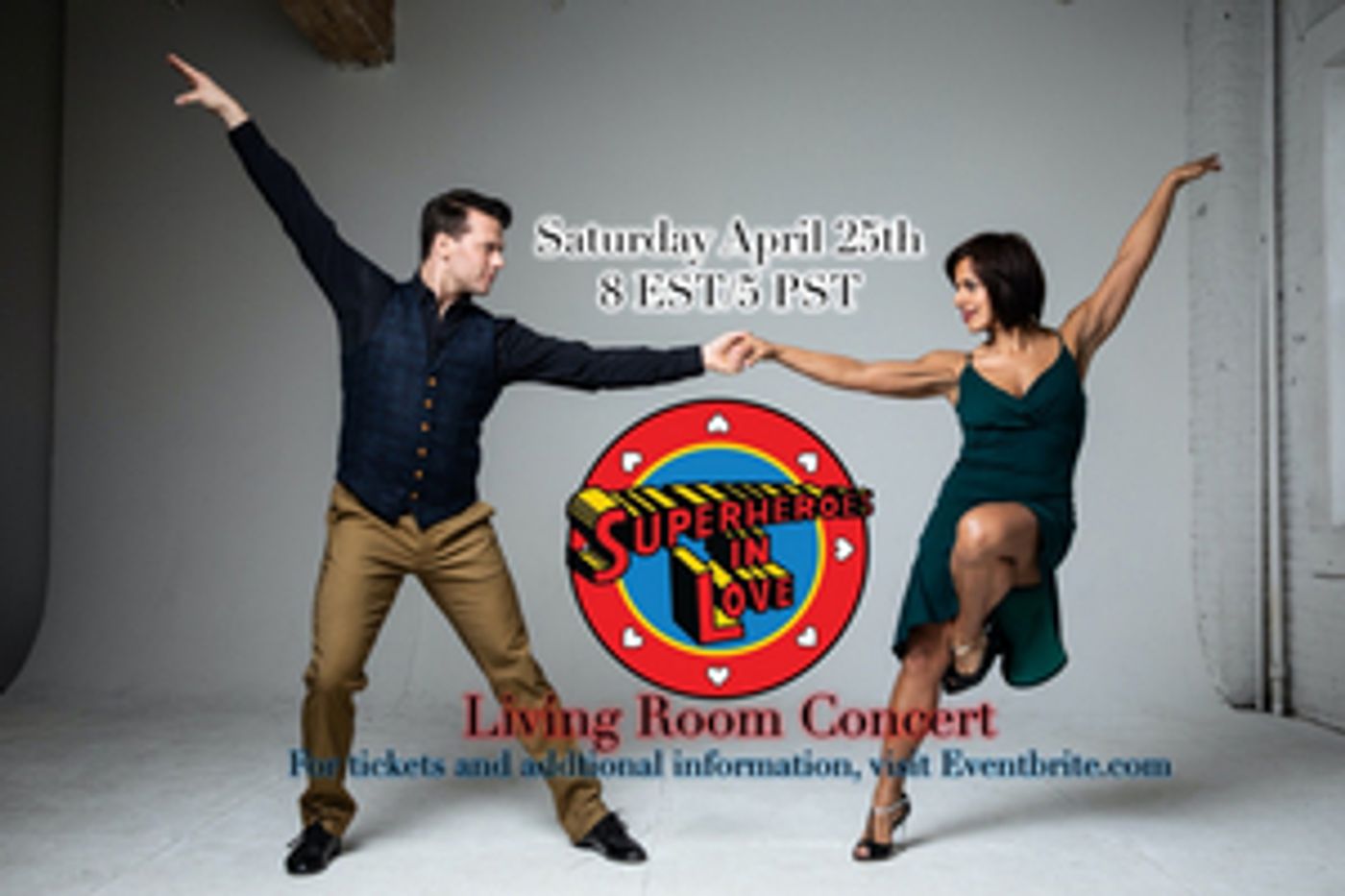 Nicolas Dromard and Desirée Davar Present SUPERHEROES IN LOVE Live From Their Living Room  Image