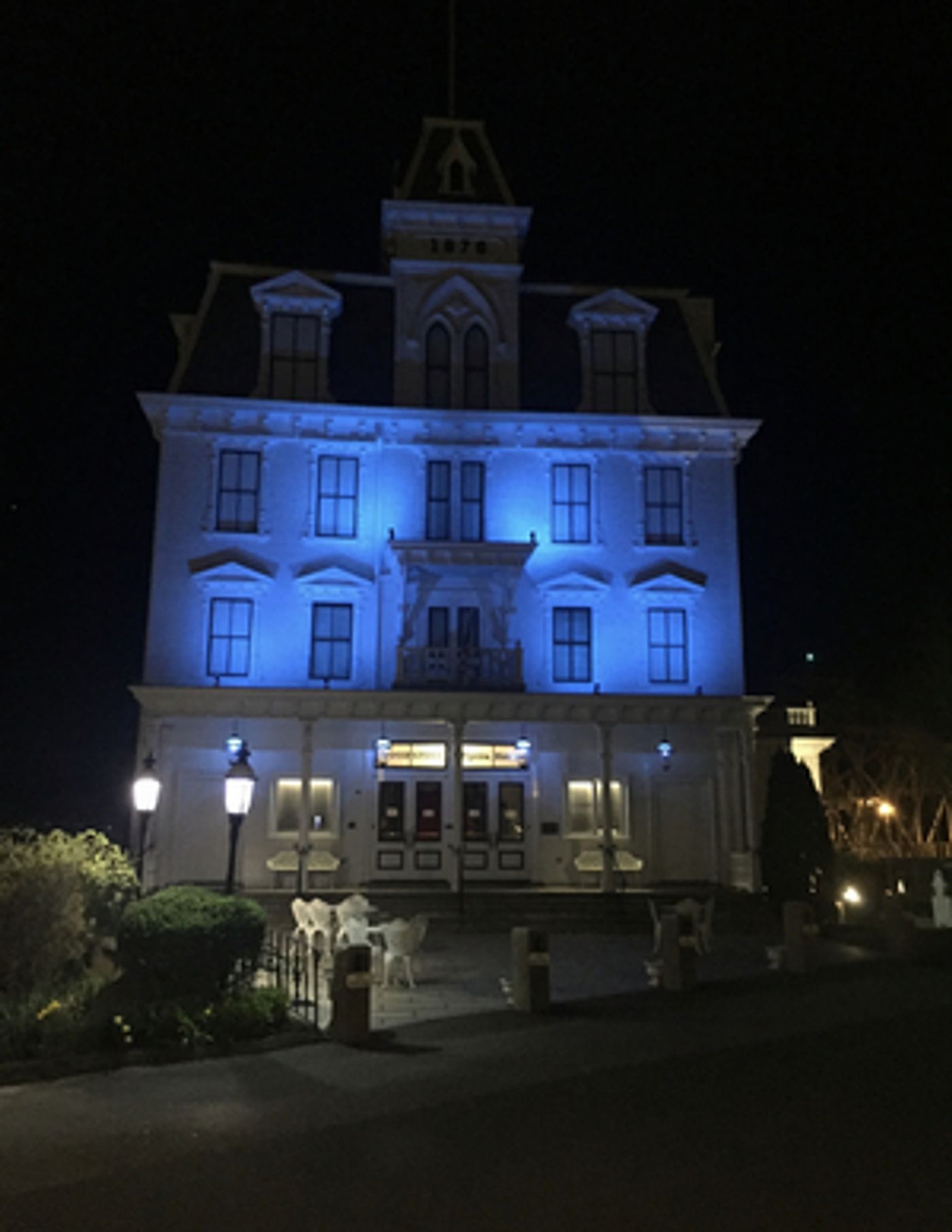 Goodspeed Opera House Illuminated As Message Of Thanks  Image