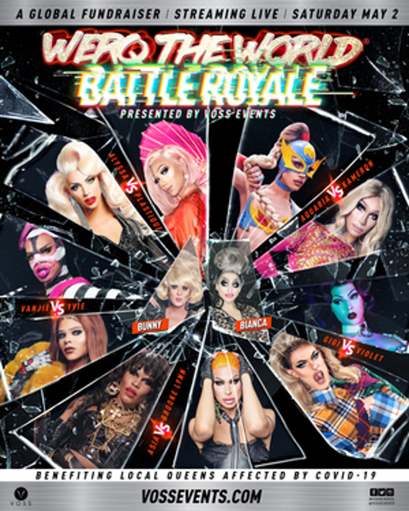 Bianca Del Rio and Lady Bunny to Host WERQ THE WORLD Live Stream Bianca Del Rio and Lady Bunny to Host WERQ THE WORLD Live Stream Image