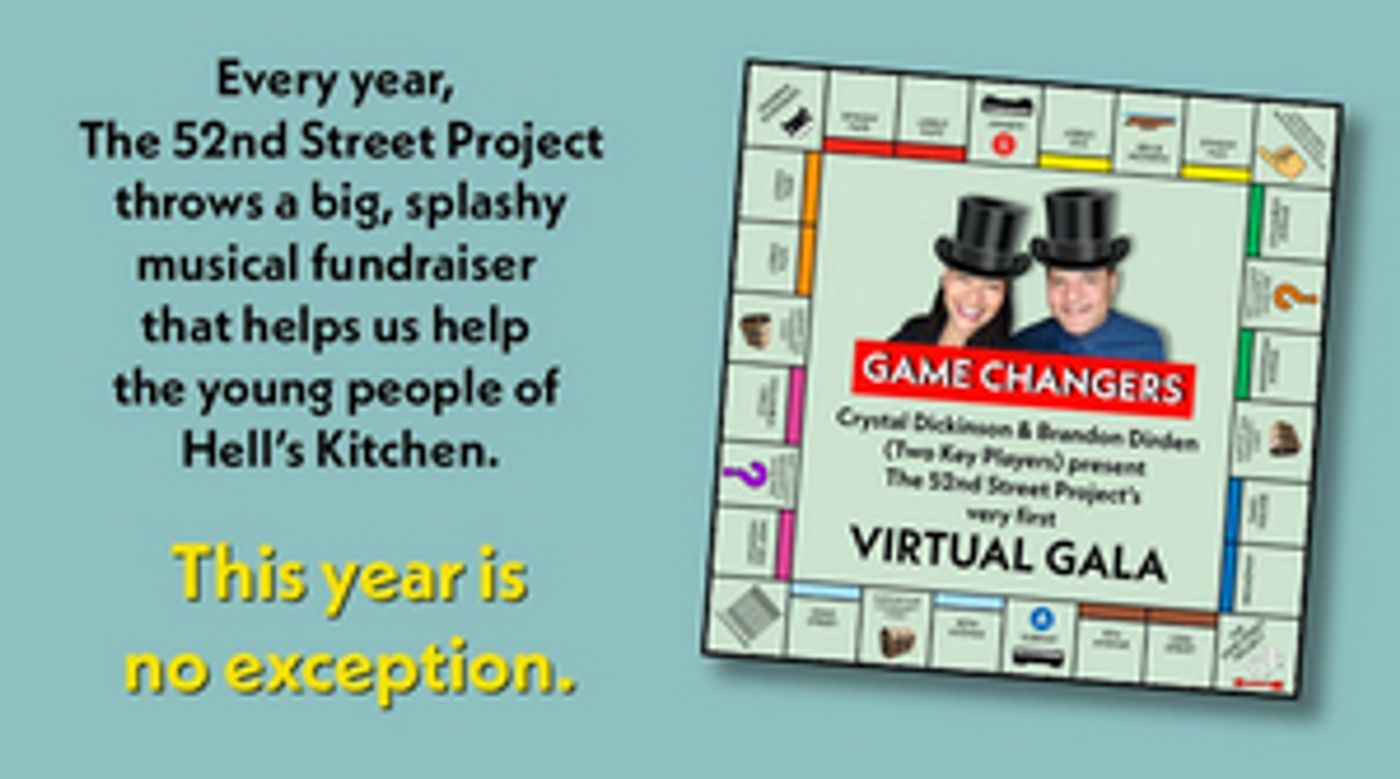 Annaleigh Ashford, Edie Falco, Mallory Portnoy and More to Take Part in The 52nd Street Project's Virtual Gala Annaleigh Ashford, Edie Falco, Mallory Portnoy and More to Take Part in The 52nd Street Project's Virtual Gala Image