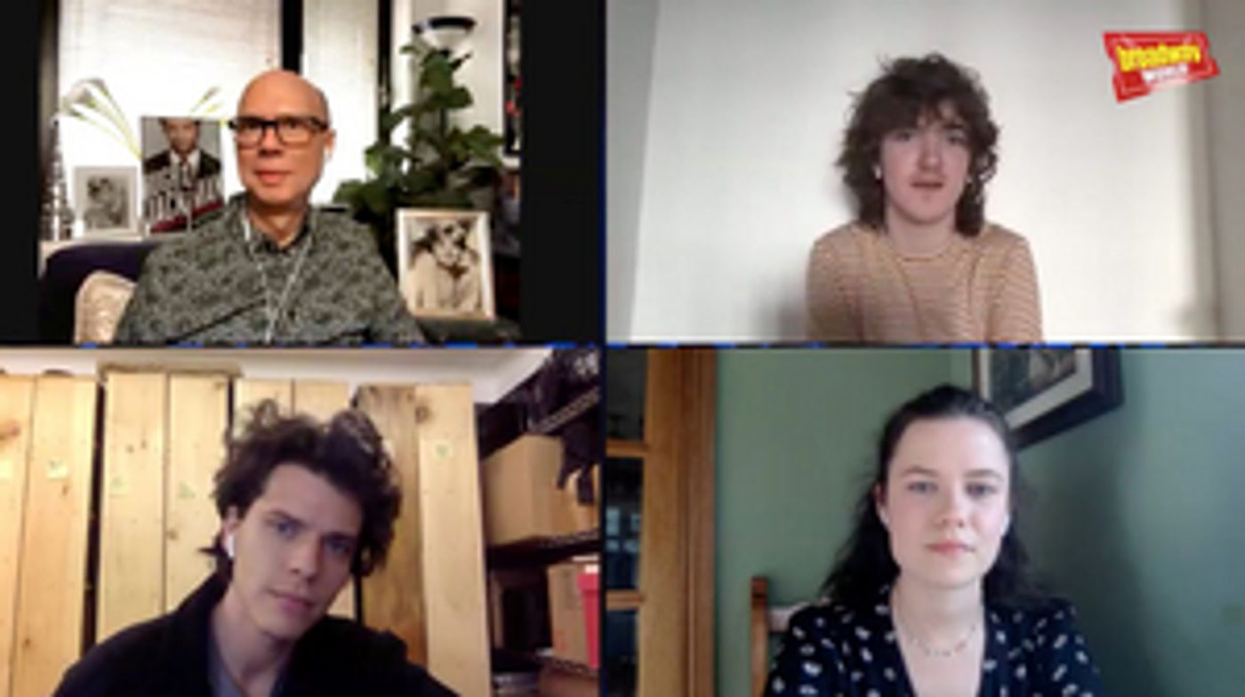 Brenock O'Connor, Zara Devlin and Gus Halper Discuss the Broadway Shutdown, Experiences With the SING STREET Film, and More on Backstage LIVE With Richard Ridge  Image