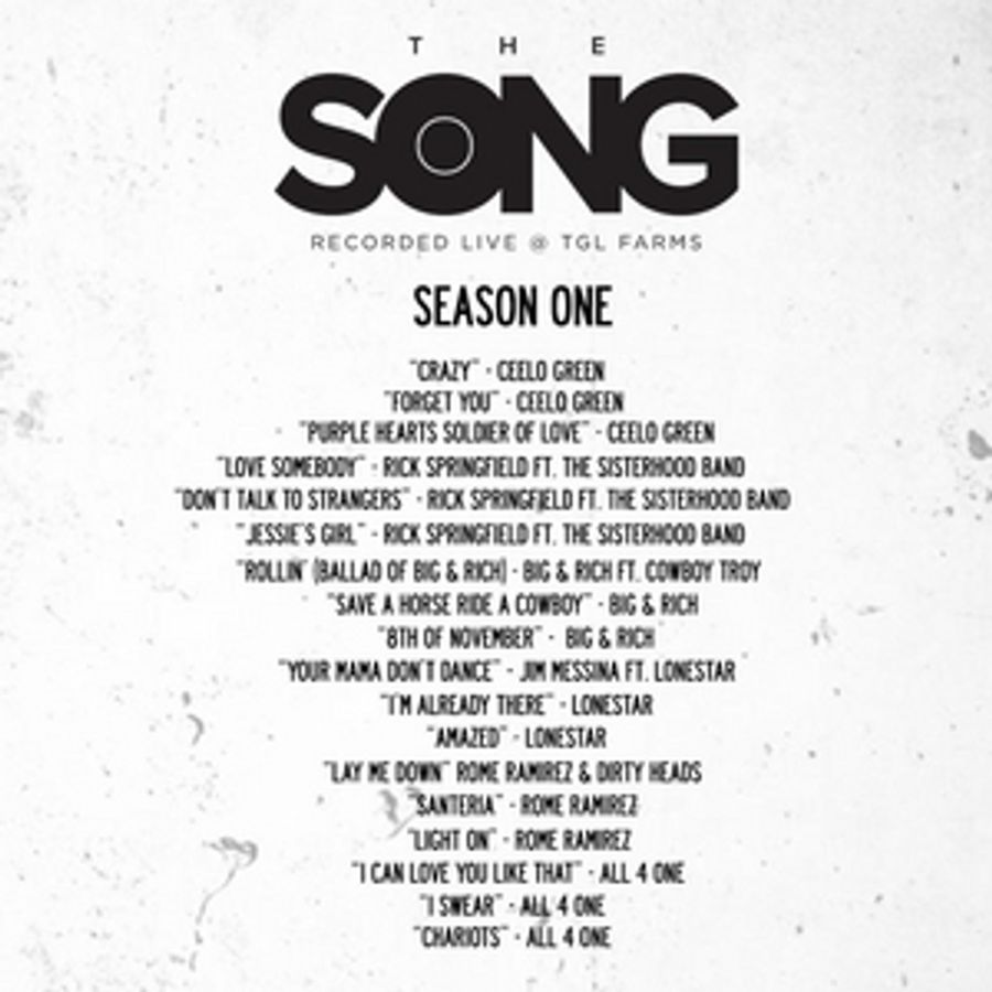 'The Song – Recorded Live @ TGL Farms' To Release 18-Song Best of Season One Audio Album Image