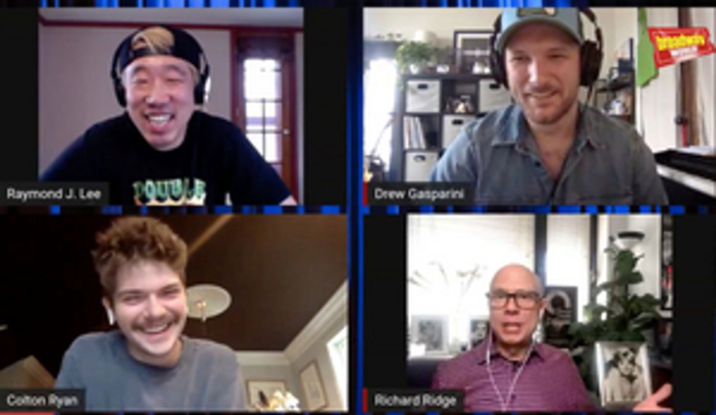 Drew Gasparini Talks His New Album and More, With Colton Ryan and Raymond J. Lee on Backstage LIVE With Richard Ridge  Image