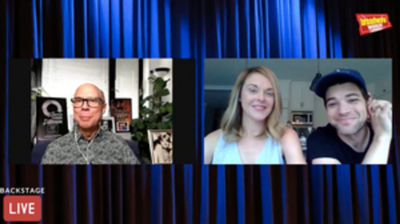 Jeremy Jordan and Ashley Spencer Talk Parenthood and More on Backstage LIVE with Richard Ridge Jeremy Jordan and Ashley Spencer Talk Parenthood and More on Backstage LIVE with Richard Ridge Image