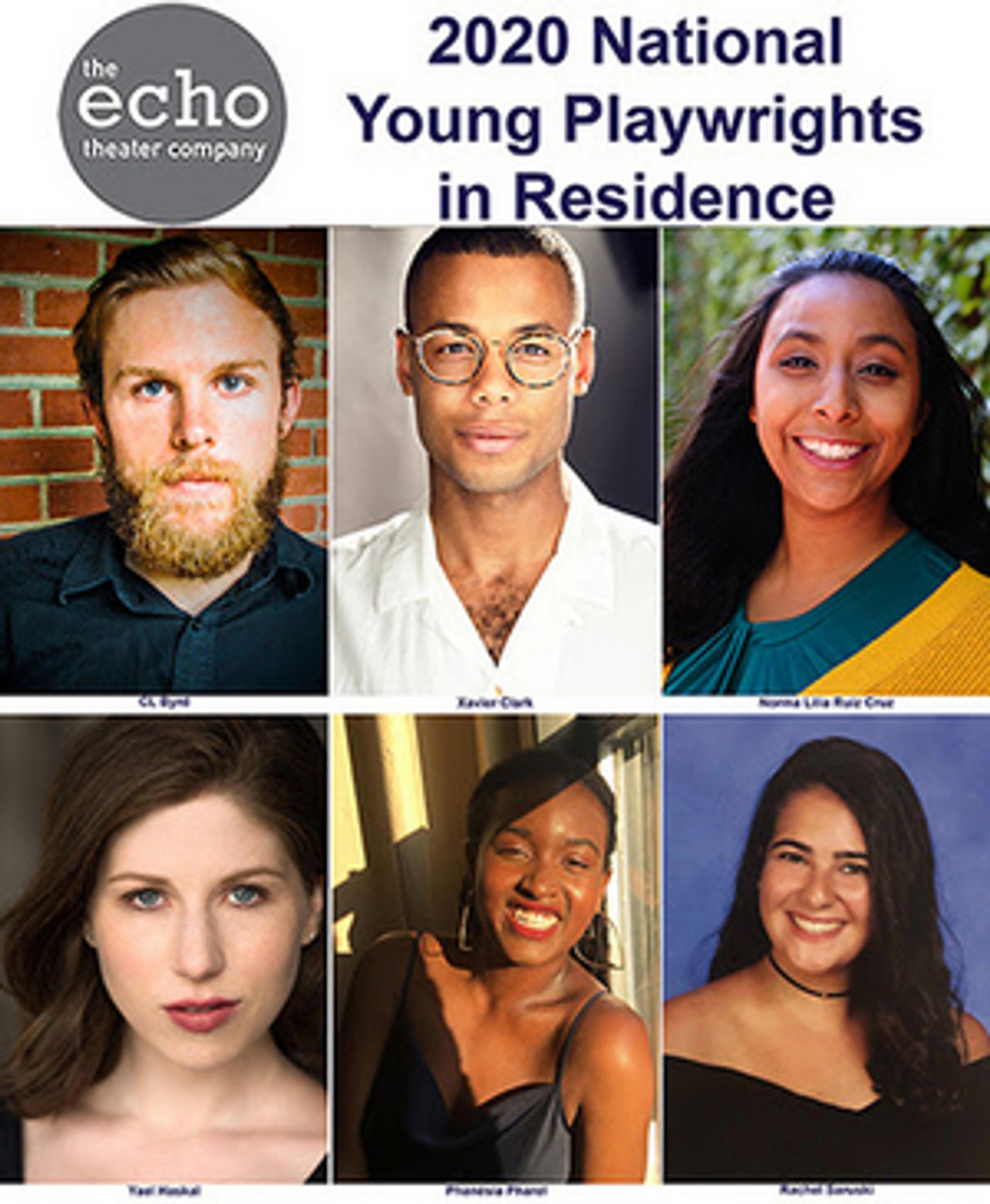 Echo Theater Company Selects Six Young Playwrights for 2020 National Young Playwrights in Residence Program  Image