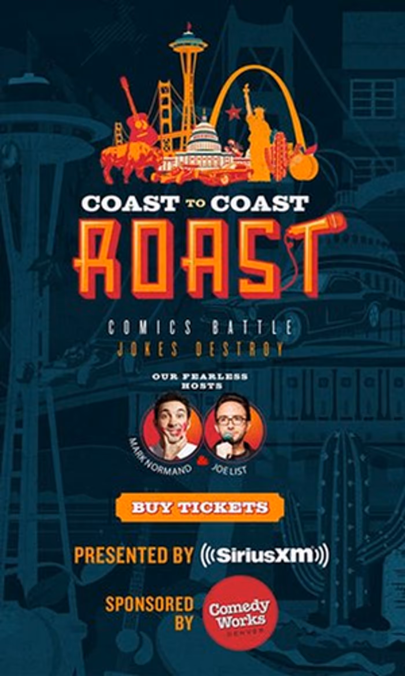 Mark Normand and Joe List to Host Coast to Coast Roast Mark Normand and Joe List to Host Coast to Coast Roast Image