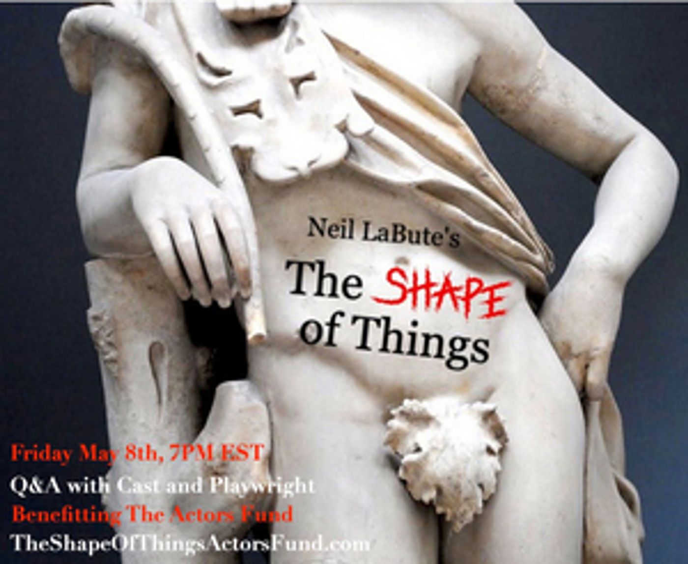 Watch Neil LaBute's THE SHAPE OF THINGS Live Reading Tomorrow Night Starring Tim Realbuto, Lena Hall & More  Image