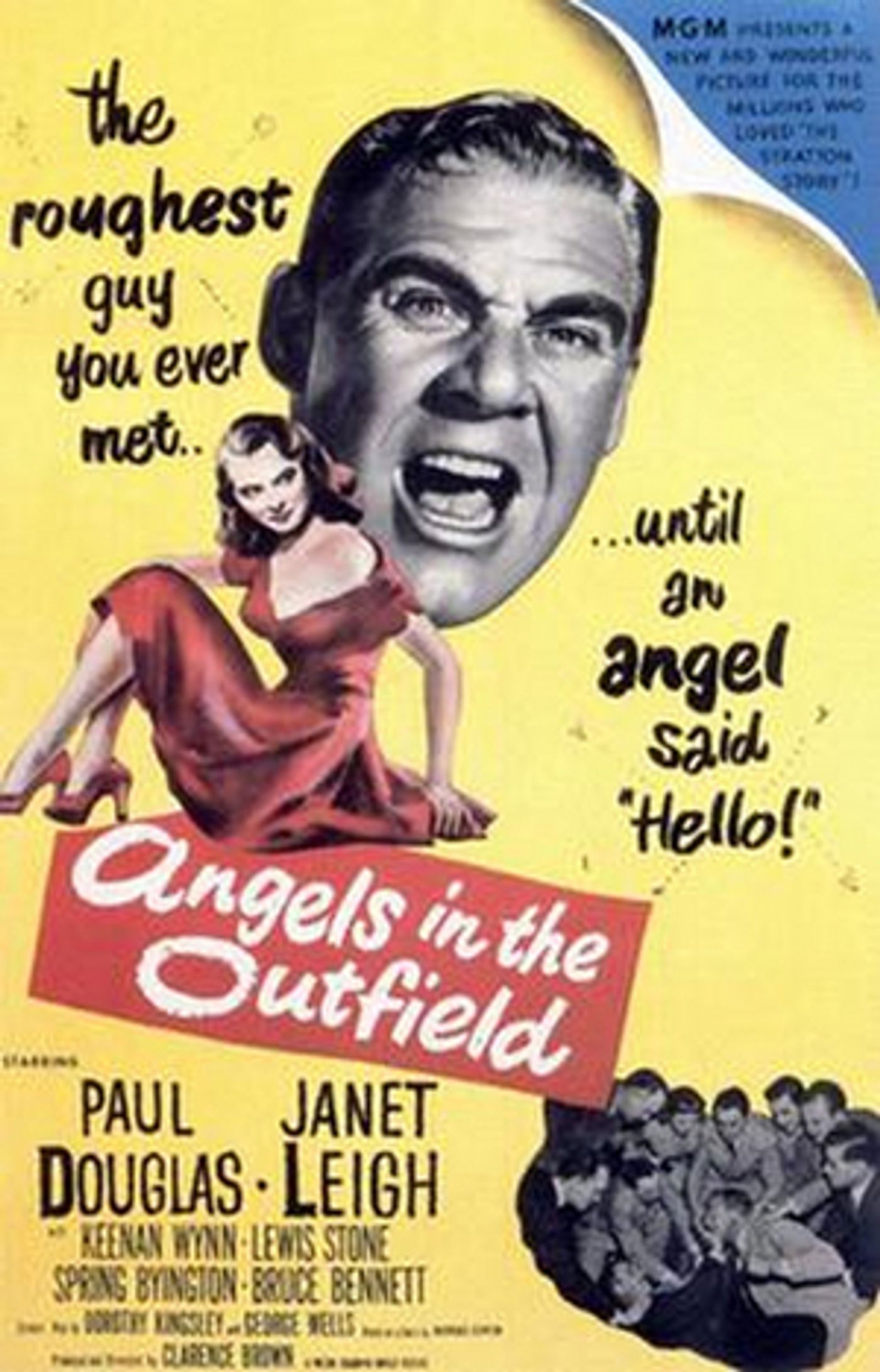 Streaming Review: ANGELS IN THE OUTFIELD, The 1951 Movie is an Entertaining Baseball Story  Image