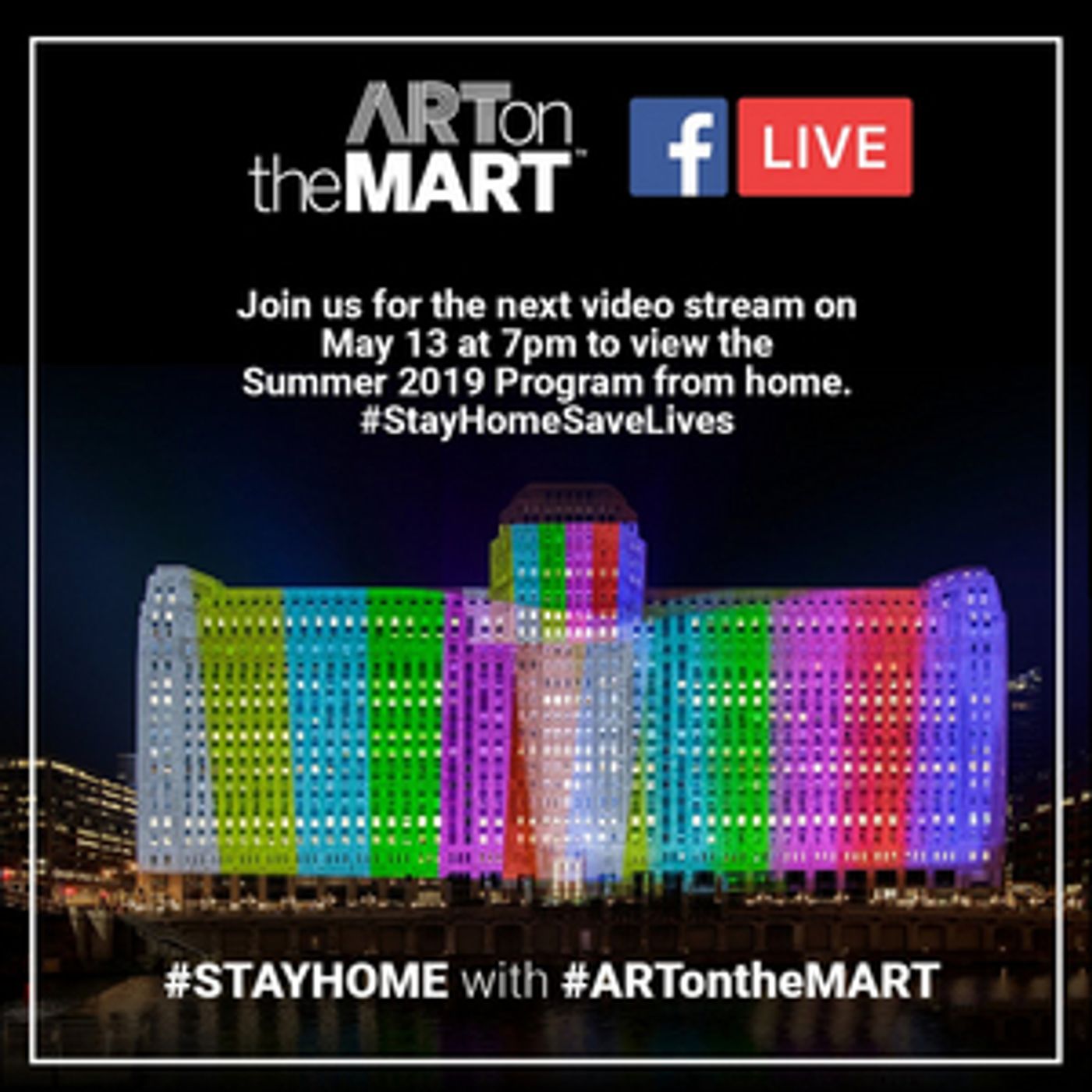 Art on theMART to Continue Facebook Livestream Series Art on theMART to Continue Facebook Livestream Series Image