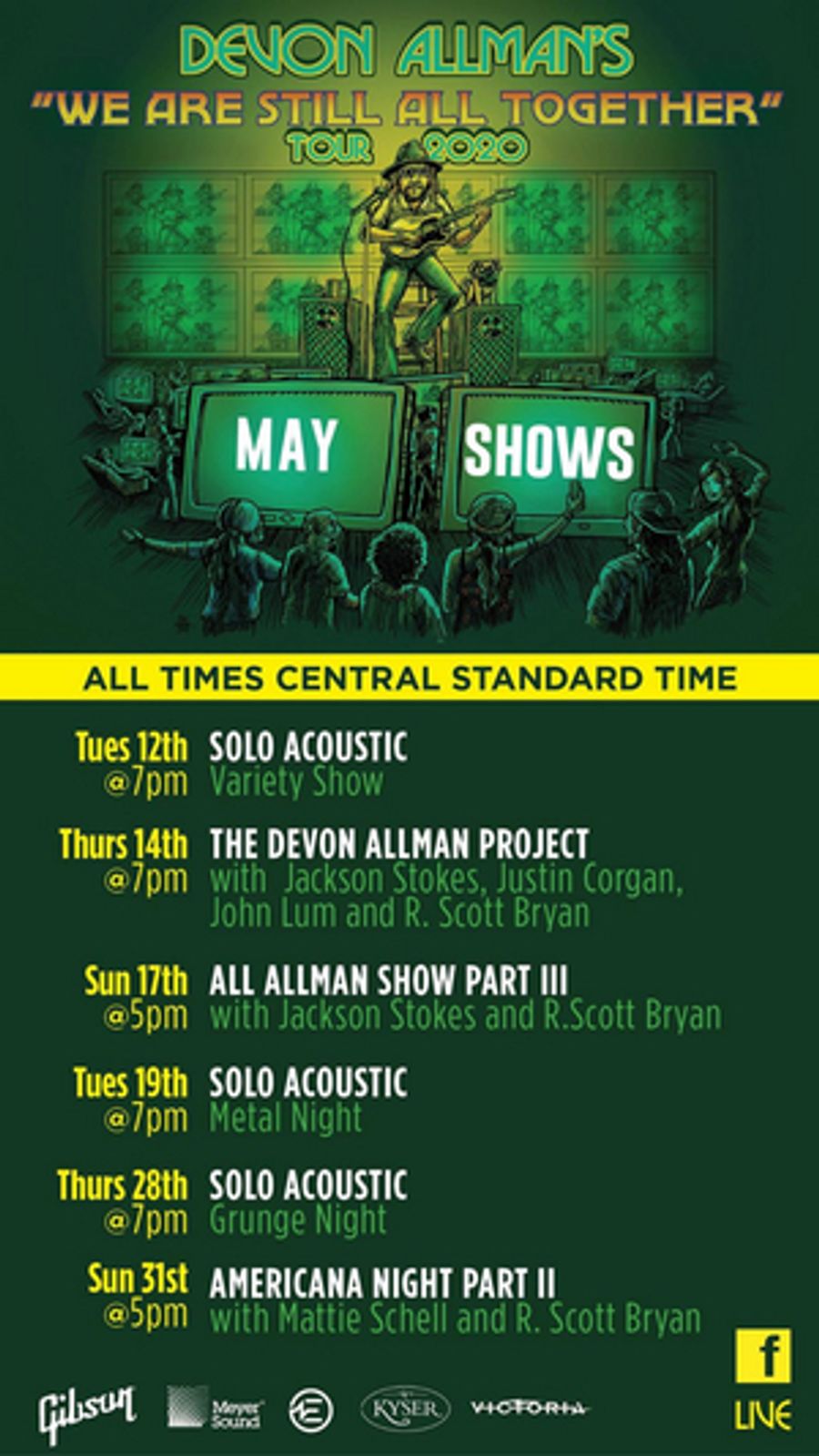 Devon Allman Announces May Schedule for the 'We Are Still All Together' Tour  Image