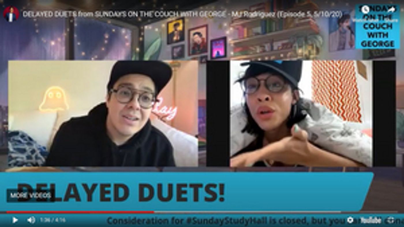 VIDEO: George Salazar and MJ Rodriguez Sing 'Suddenly Seymour' on SUNDAYS ON THE COUCH WITH GEORGE  Image