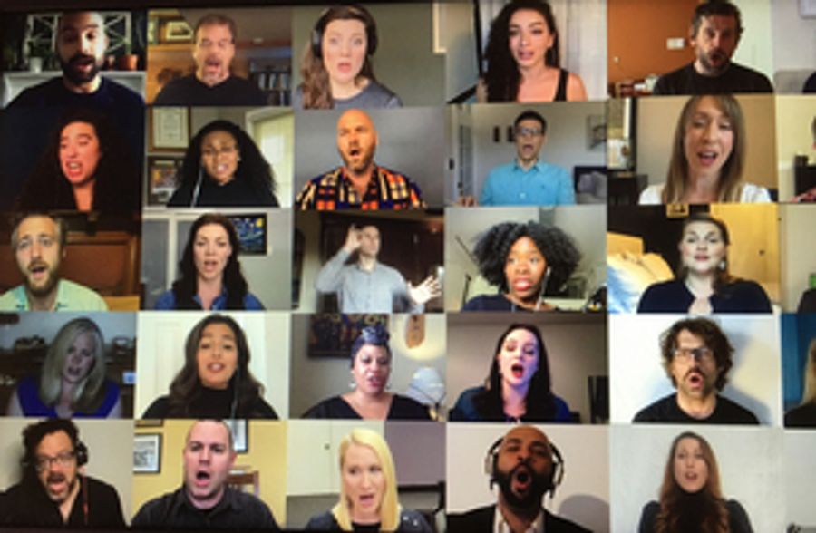 BWW Exclusive: 107 Opera Singers, a Conductor plus Tech Magic Bring Some LIGHT from Moravec, Campbell and OPERA America Image
