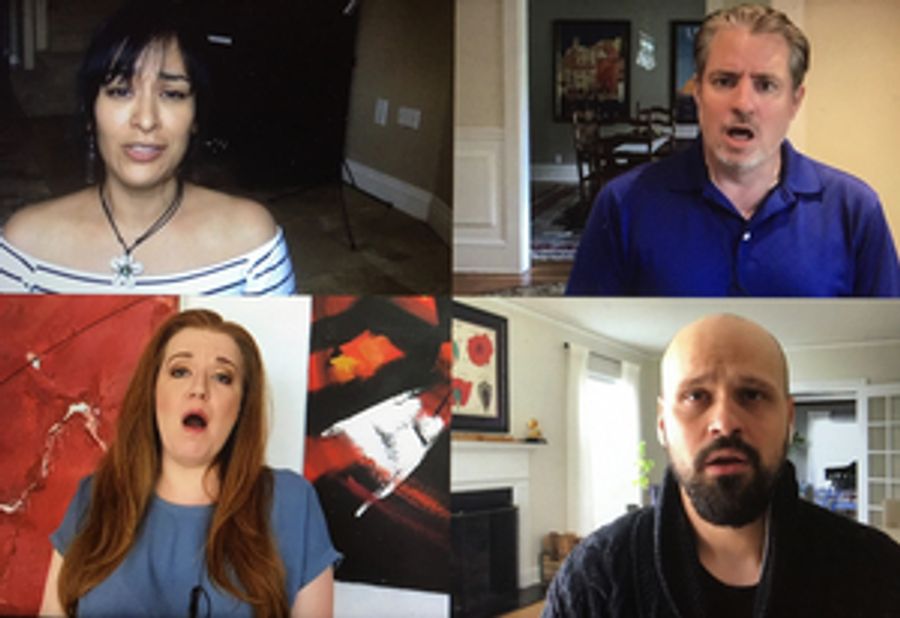 BWW Exclusive: 107 Opera Singers, a Conductor plus Tech Magic Bring Some LIGHT from Moravec, Campbell and OPERA America Image
