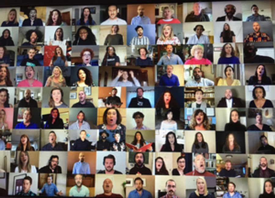 BWW Exclusive: 107 Opera Singers, a Conductor plus Tech Magic Bring Some LIGHT from Moravec, Campbell and OPERA America Image