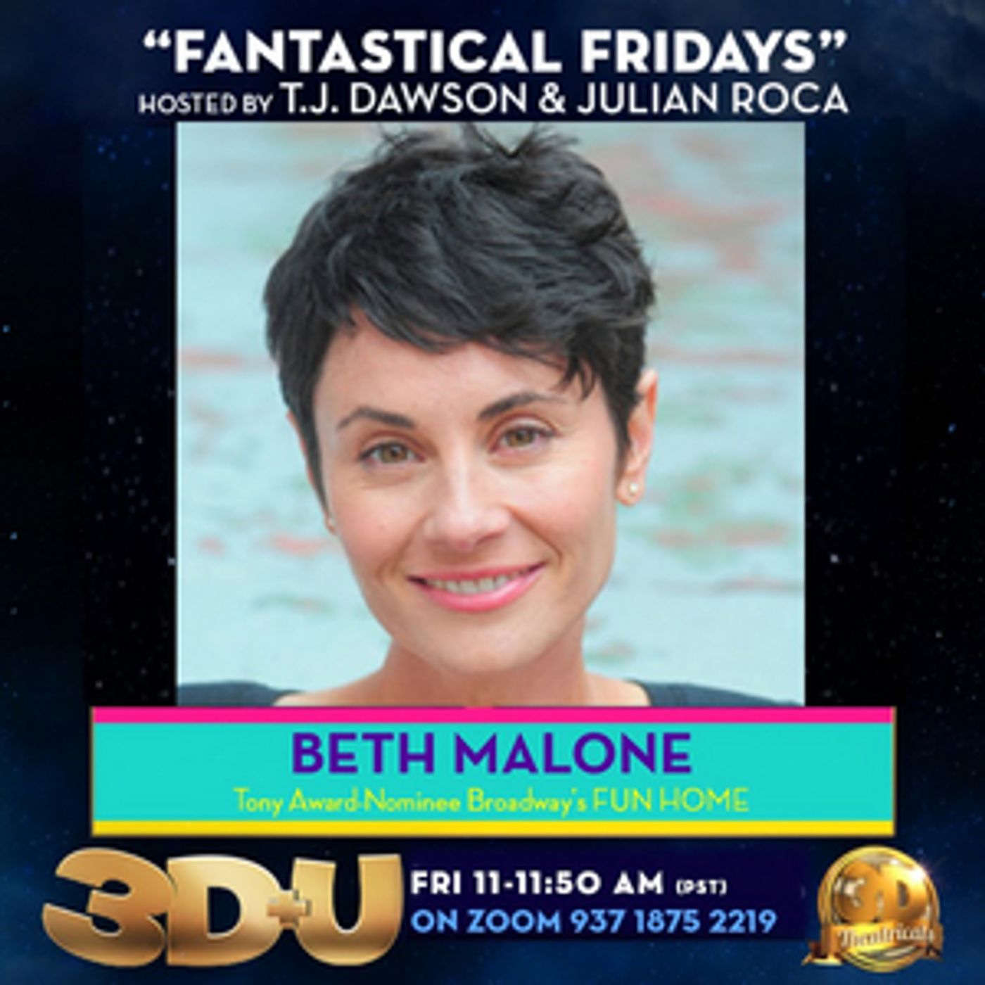 3-D Theatricals Announces 3D+U Guests For May 14 and 15 - Nikki Snelson, Lisa Loeb, and Beth Malone  Image