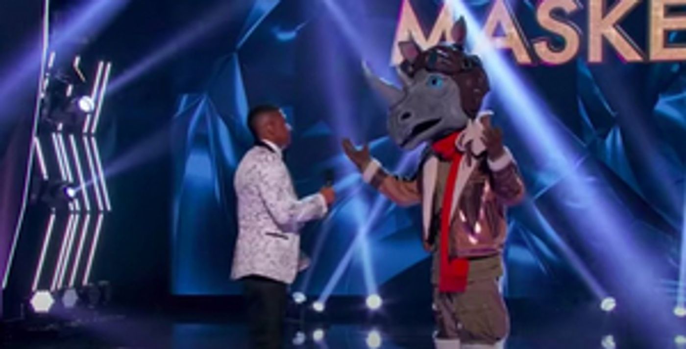 VIDEO: 'The Rhino' is Unmasked on THE MASKED SINGER! VIDEO: 'The Rhino' is Unmasked on THE MASKED SINGER! Image