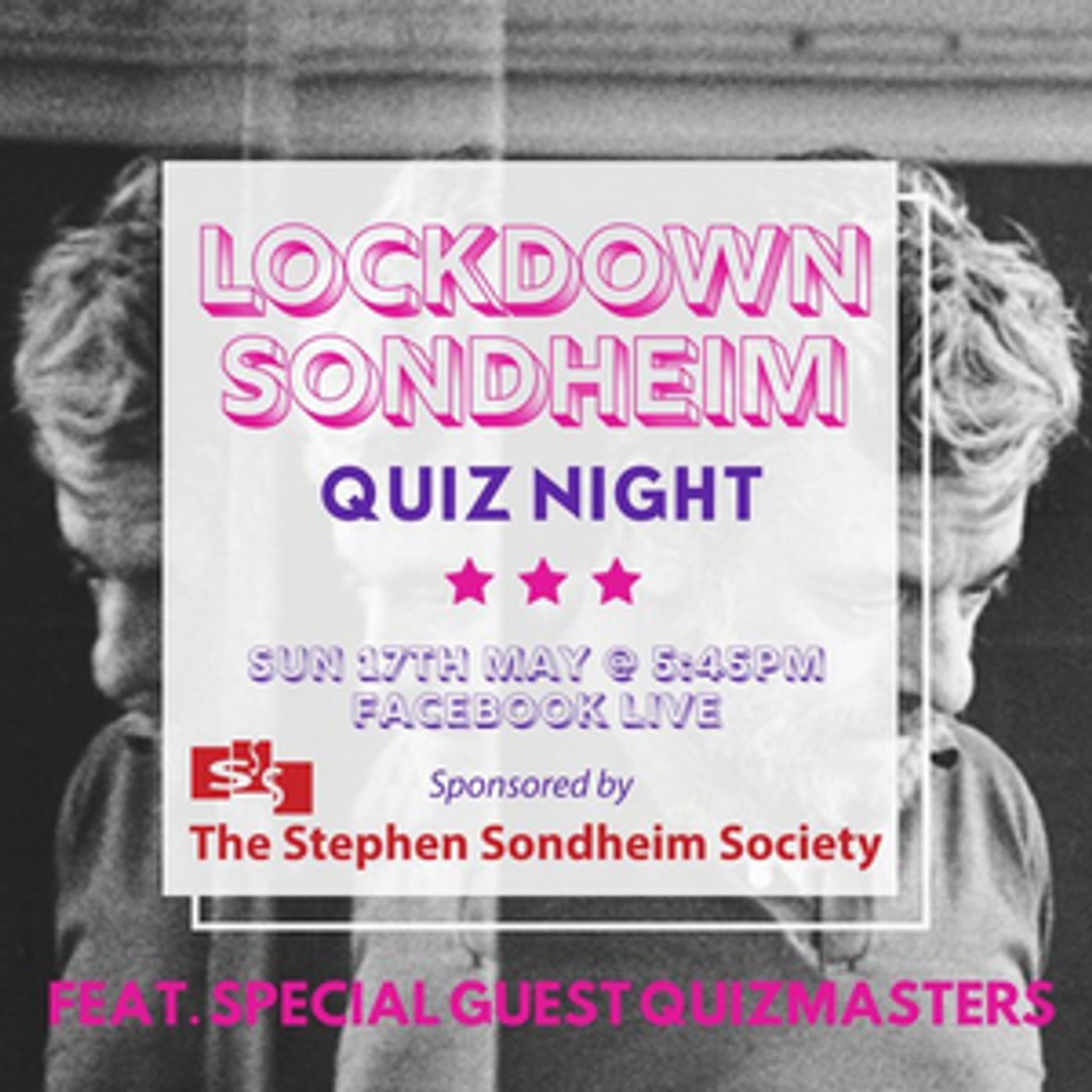 The Stephen Sondheim Society Sponsors a Sondheim Quiz Night to Benefit Acting For Others  Image