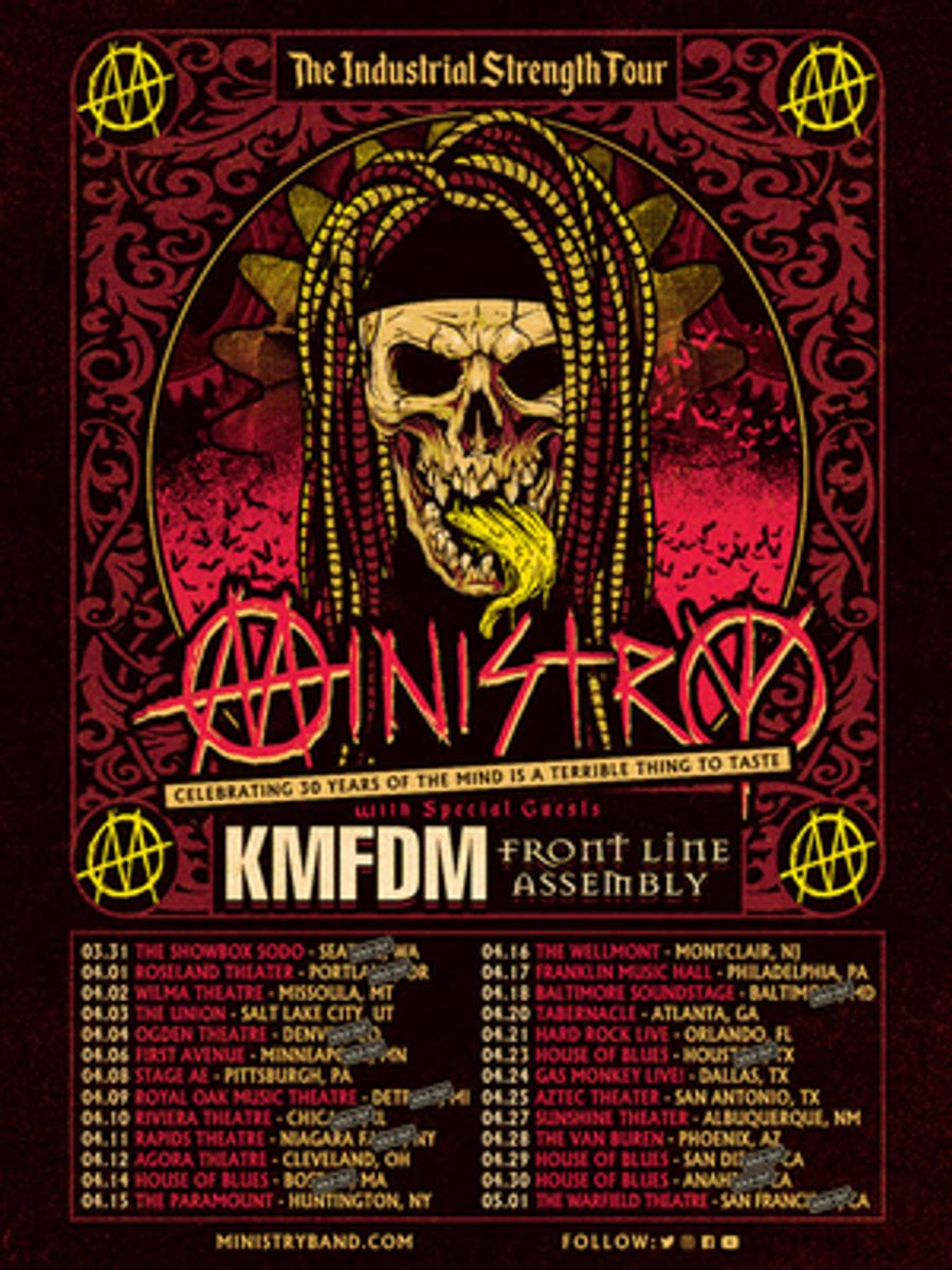 Ministry Reschedules Industrial Strength Tour To Spring 2021 Image