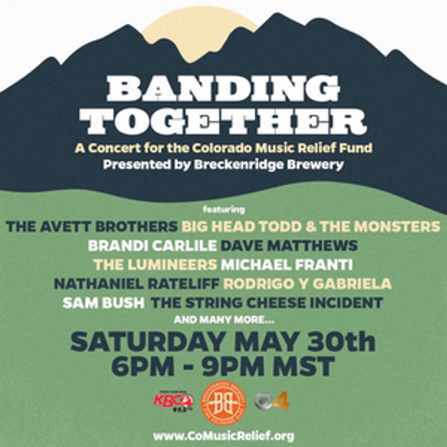 Colorado Music Relief Fund Launches with May 30th Concert Image