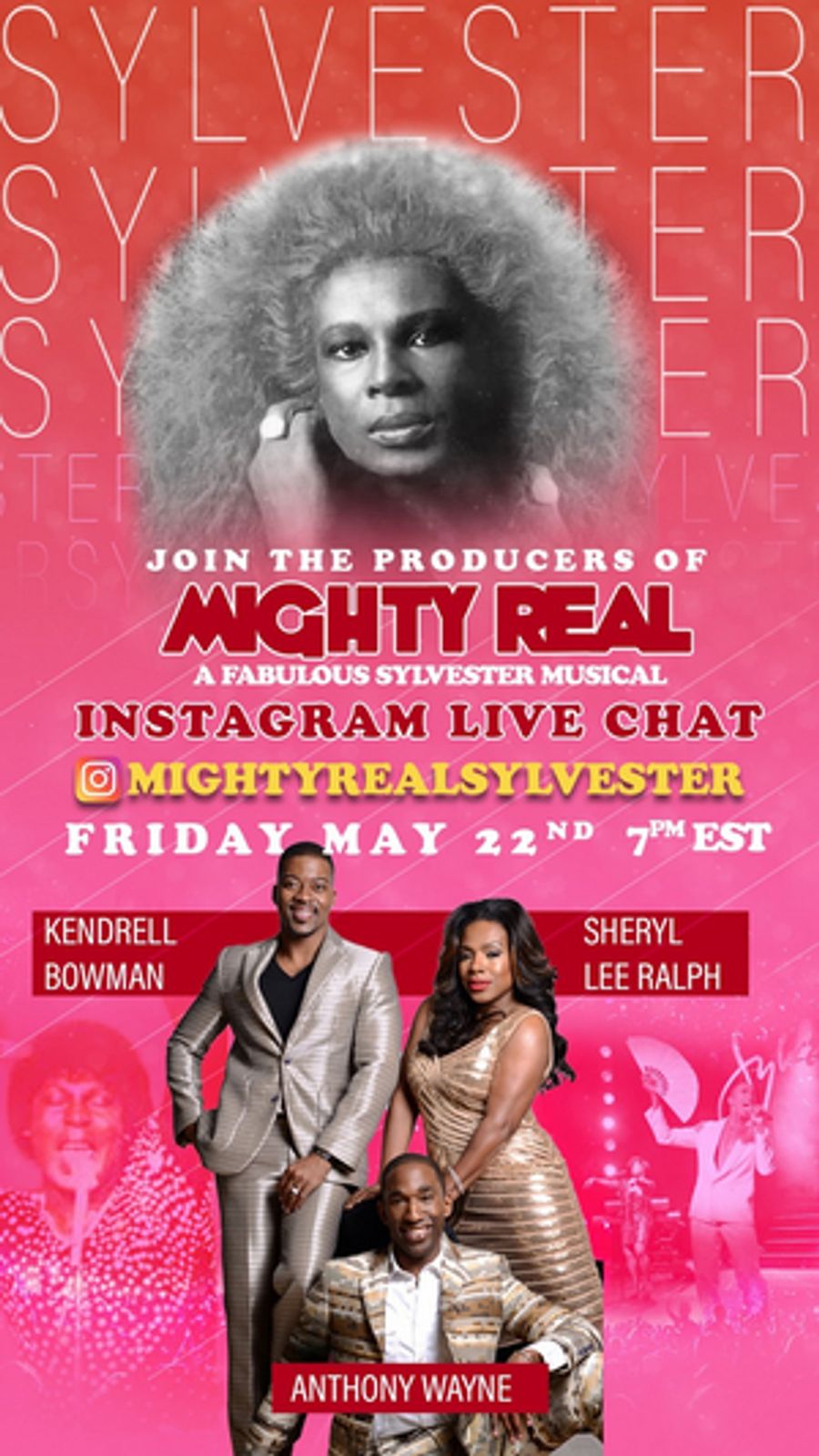 Sheryl Lee Ralph & Producers of MIGHTY REAL: A FABULOUS SYLVESTER MUSICAL to Host Instagram Live Event  Image