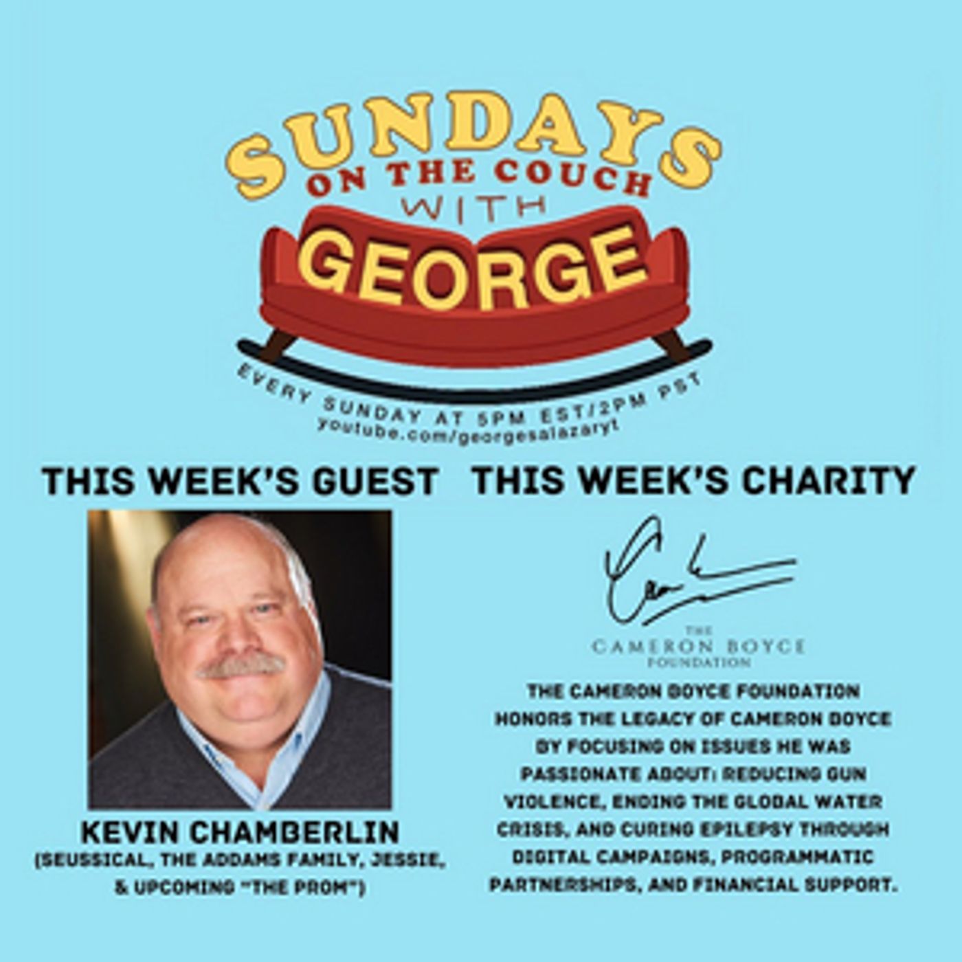 Kevin Chamberlin to Appear as the Next Guest on SUNDAYS ON THE COUCH WITH GEORGE  Image