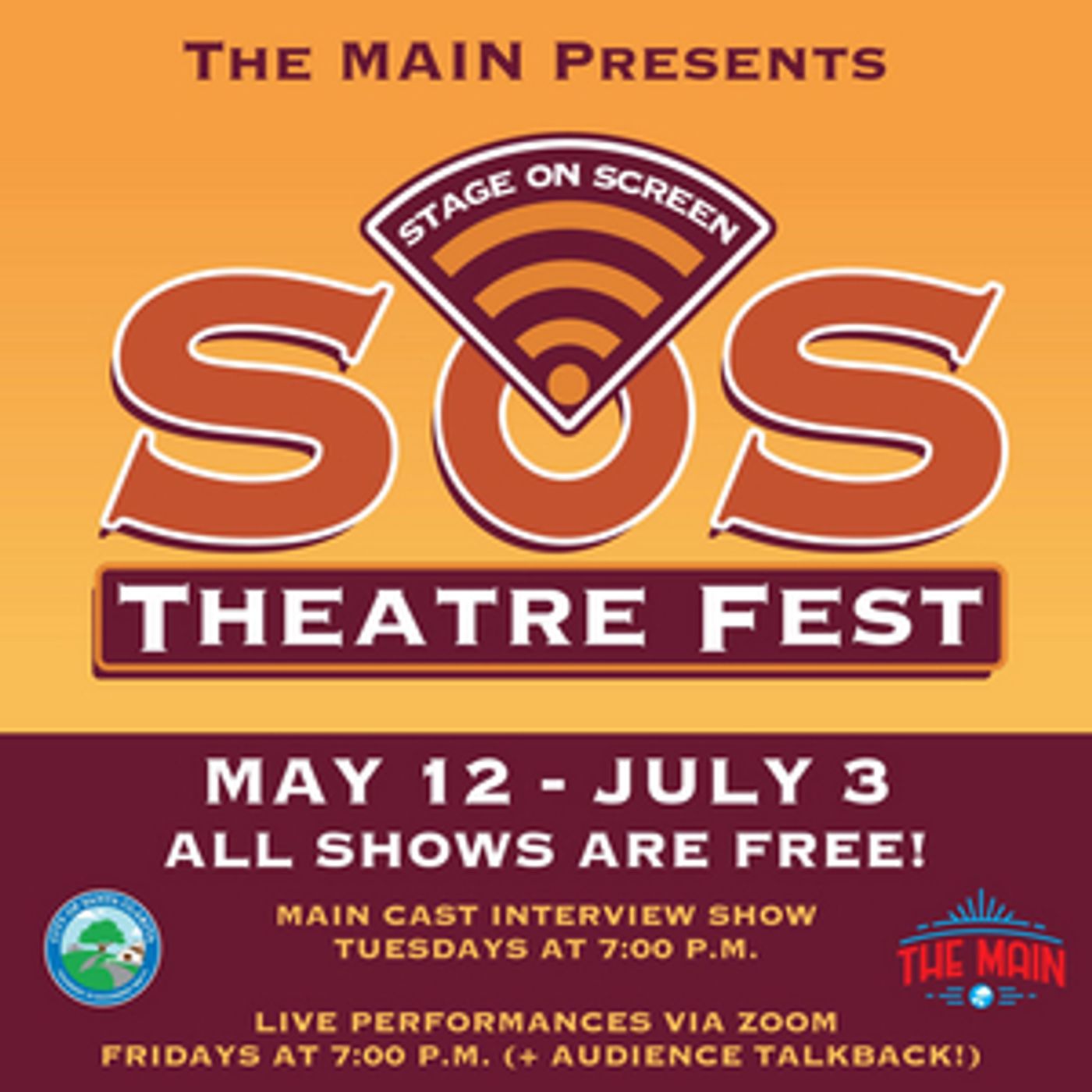 The MAIN Presents STAGE ON SCREEN Theatre Fest The MAIN Presents STAGE ON SCREEN Theatre Fest Image