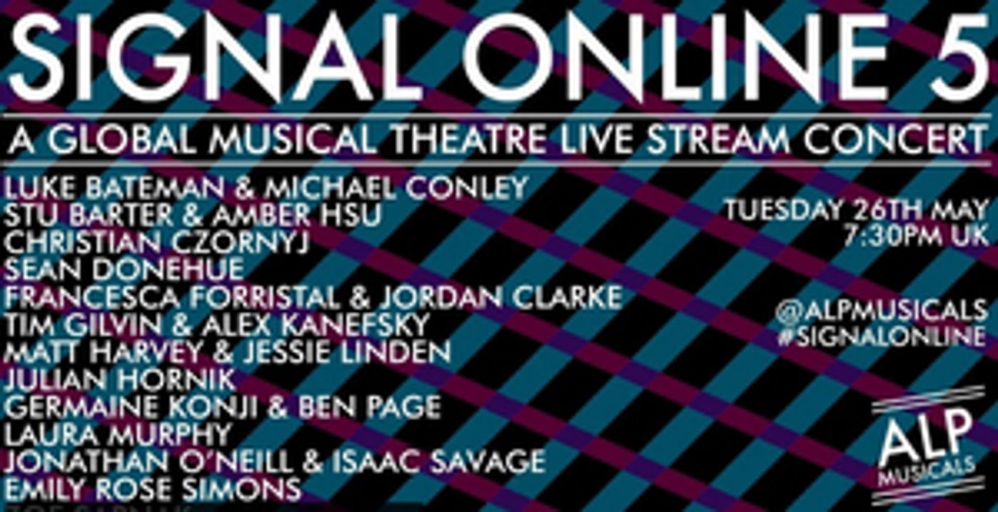 New Musical Theatre Writers to Take Part in Upcoming SIGNAL ONLINE Concert  Image
